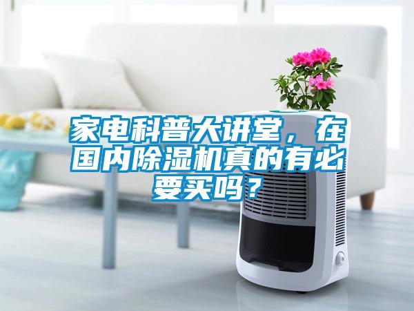 家電科普大講堂，在國(guó)內(nèi)除濕機(jī)真的有必要買(mǎi)嗎？