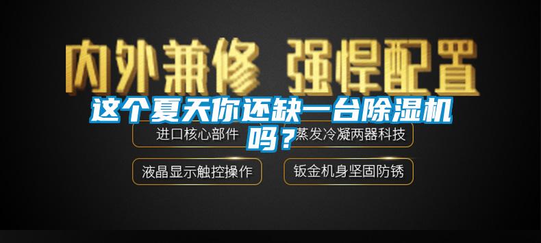 這個(gè)夏天你還缺一臺(tái)除濕機(jī)嗎？