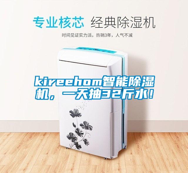 kireehom智能除濕機，一天抽32斤水！