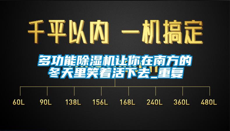 多功能除濕機讓你在南方的冬天里笑著活下去_重復