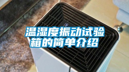 溫濕度振動試驗(yàn)箱的簡單介紹