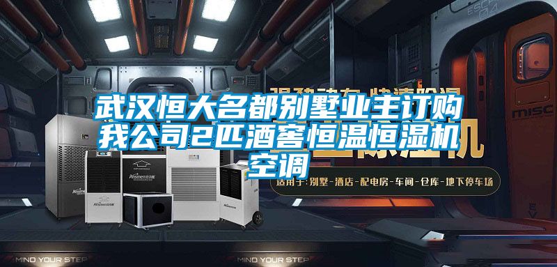 武漢恒大名都別墅業(yè)主訂購(gòu)我公司2匹酒窖恒溫恒濕機(jī)空調(diào)