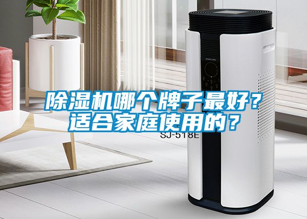 除濕機哪個牌子最好？適合家庭使用的？