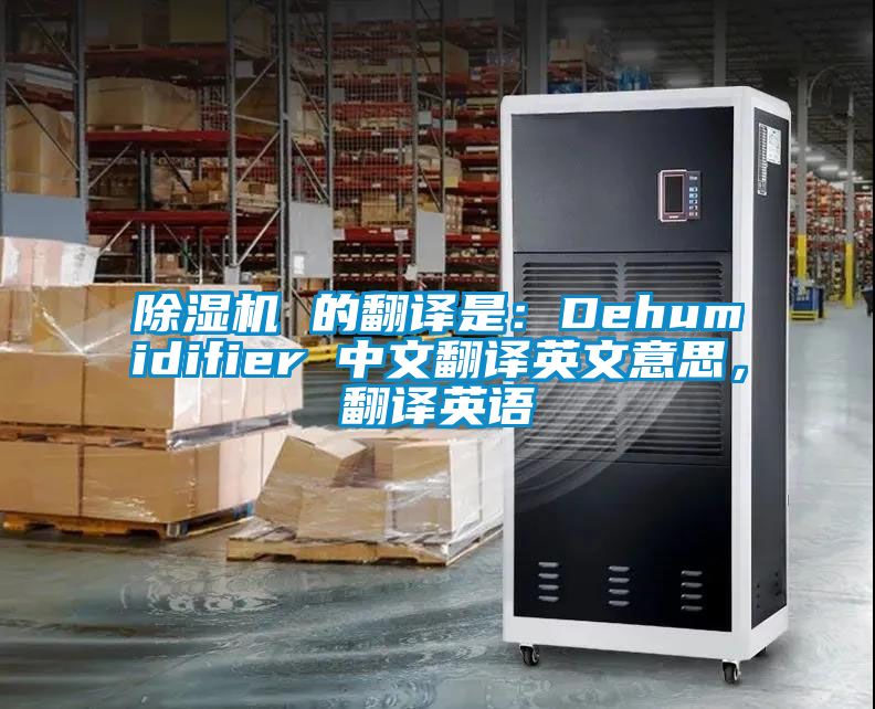 除濕機(jī) 的翻譯是：Dehumidifier 中文翻譯英文意思，翻譯英語