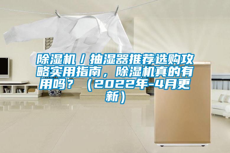 除濕機／抽濕器推薦選購攻略實用指南，除濕機真的有用嗎？（2022年-4月更新）